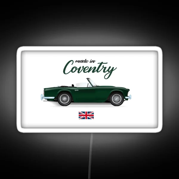 Coventry Triumph Tr4 RGB Neon Sign