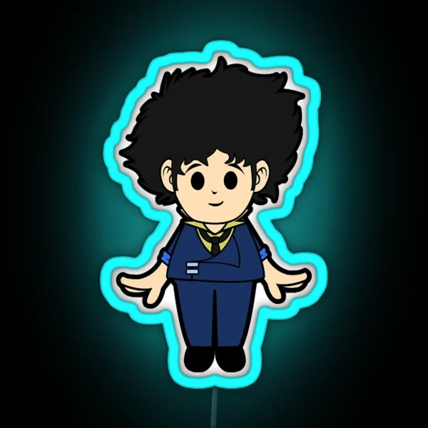 Cowboy Bebop Chibi RGB Neon Sign