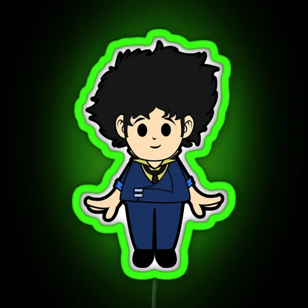 Cowboy Bebop Chibi RGB Neon Sign