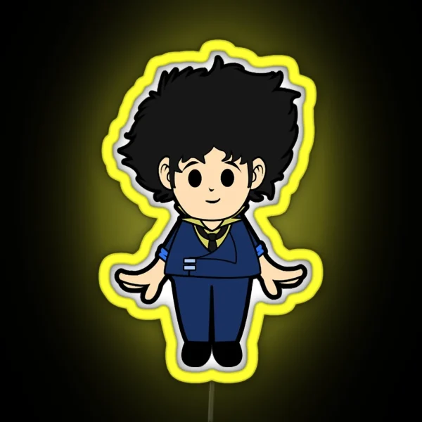 Cowboy Bebop Chibi RGB Neon Sign