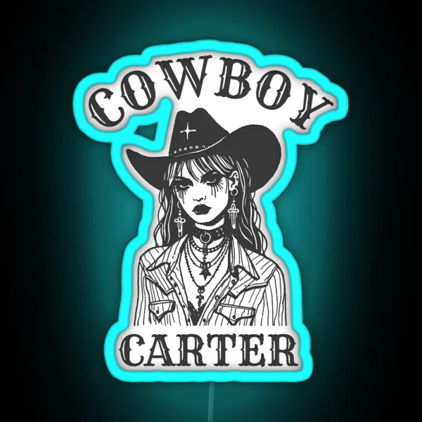 Cowboy Carter RGB Neon Sign