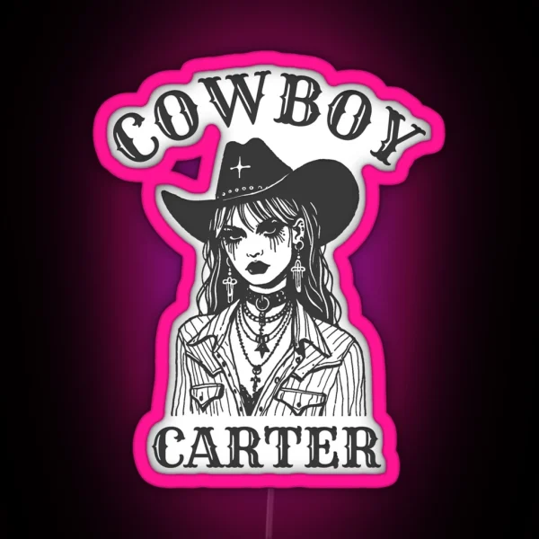 Cowboy Carter RGB Neon Sign