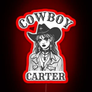 Cowboy Carter RGB Neon Sign