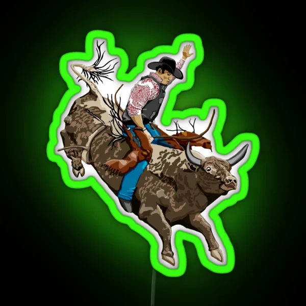 Cowboy RGB Neon Sign
