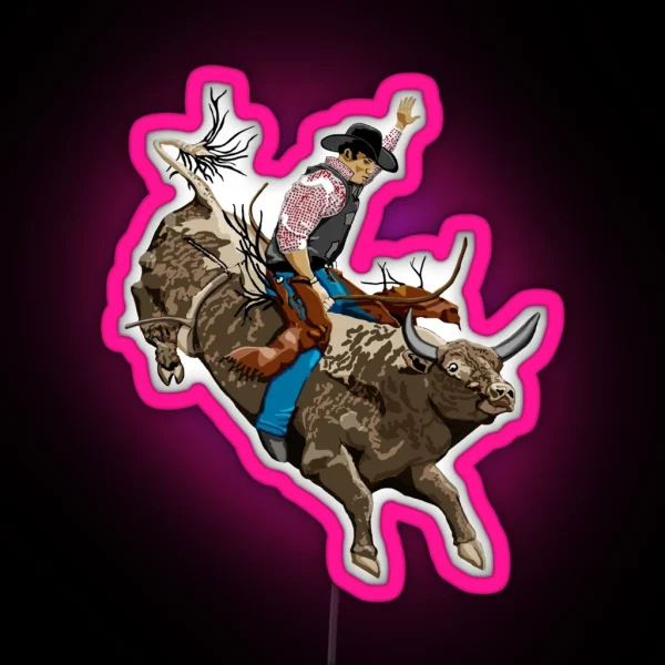 Cowboy RGB Neon Sign