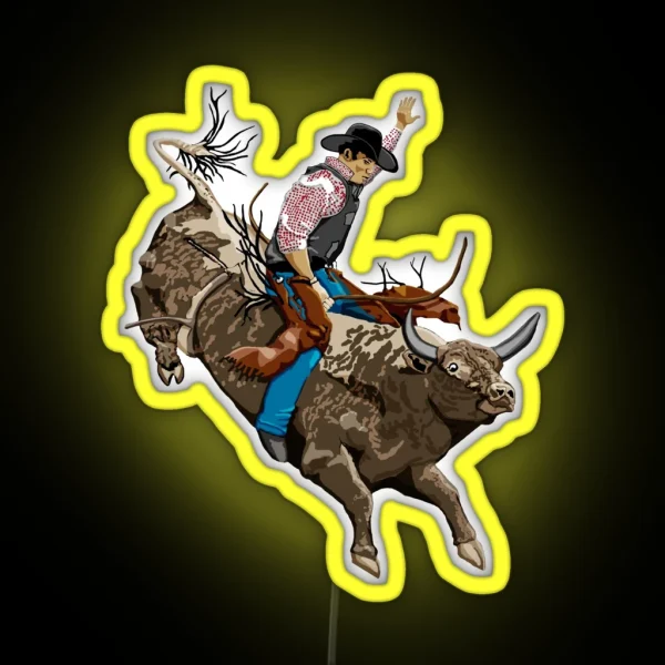 Cowboy RGB Neon Sign