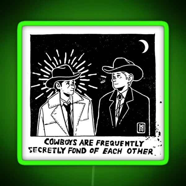 Cowboys RGB Neon Sign