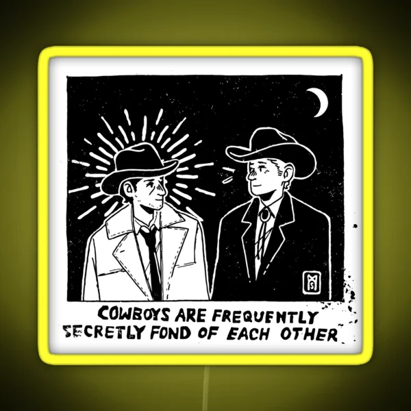 Cowboys RGB Neon Sign