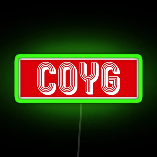 COYG RGB Neon Sign