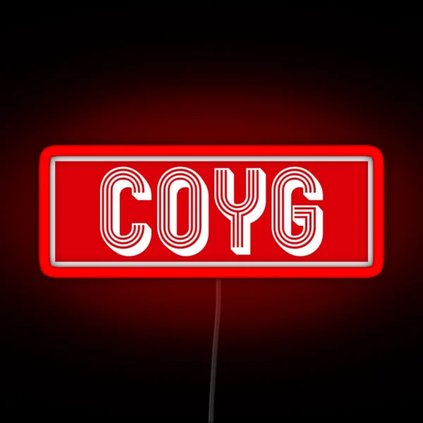 COYG RGB Neon Sign