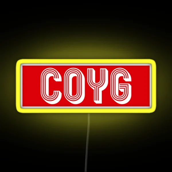 COYG RGB Neon Sign