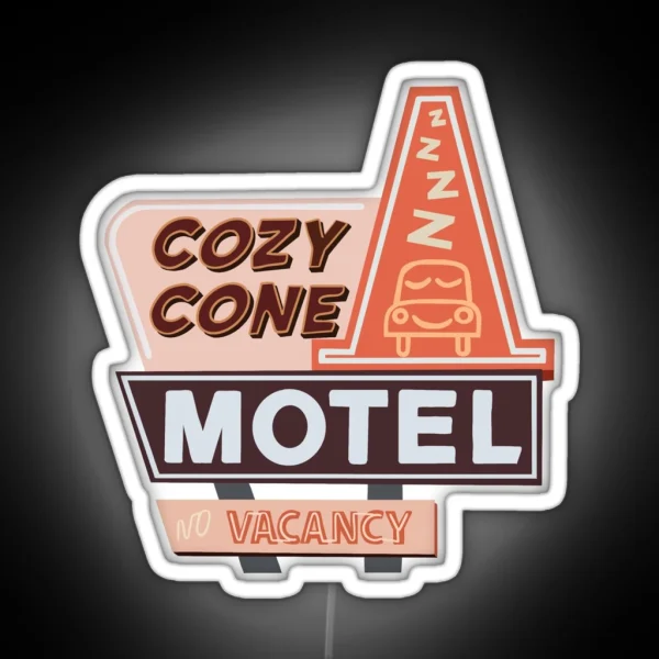 Cozy Cone Motel RGB Neon Sign