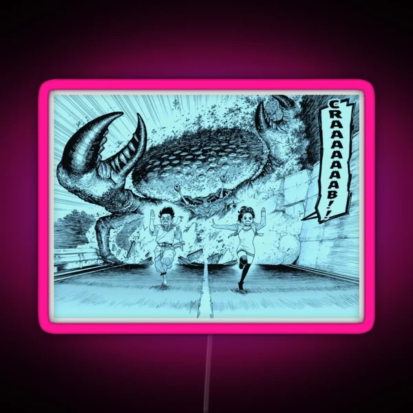 Crab RGB Neon Sign