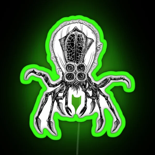 Crabsquid Subnautica RGB Neon Sign