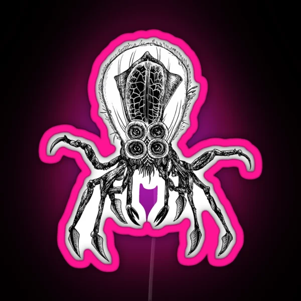 Crabsquid Subnautica RGB Neon Sign