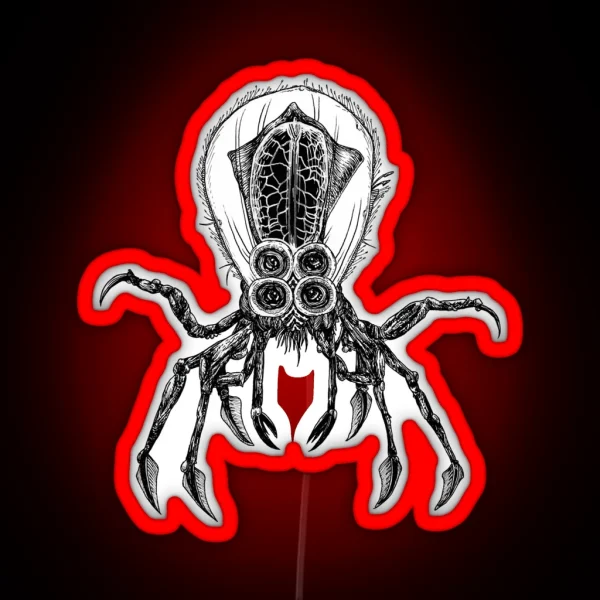 Crabsquid Subnautica RGB Neon Sign