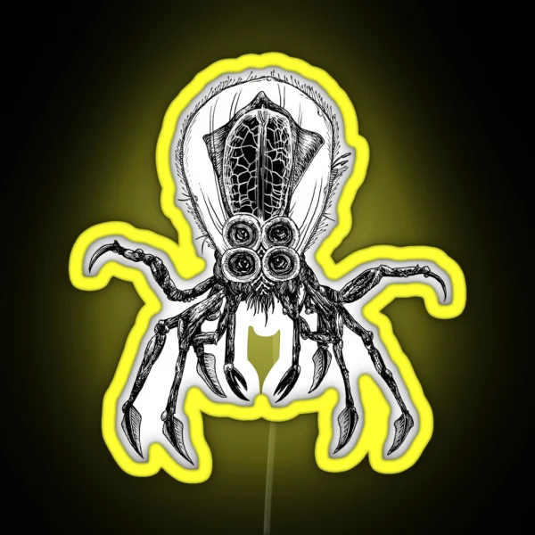 Crabsquid Subnautica RGB Neon Sign