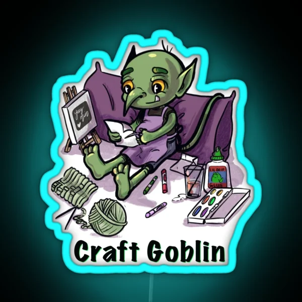 Craft Goblin RGB Neon Sign