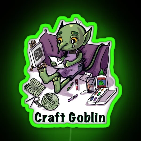 Craft Goblin RGB Neon Sign