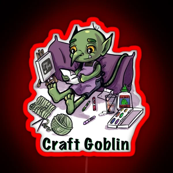 Craft Goblin RGB Neon Sign