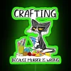 Crafting Because Murder Is Wrong Crafting Cat RGB Neon Sign - Image 4