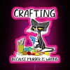 Crafting Because Murder Is Wrong Crafting Cat RGB Neon Sign - Image 6