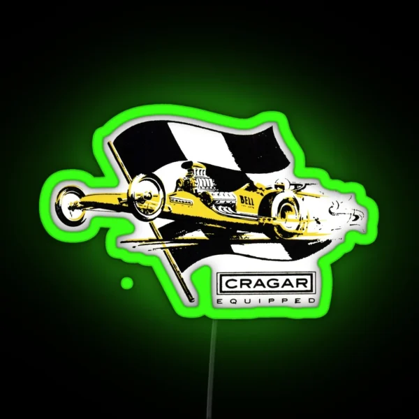 Cragar Dragster RGB Neon Sign