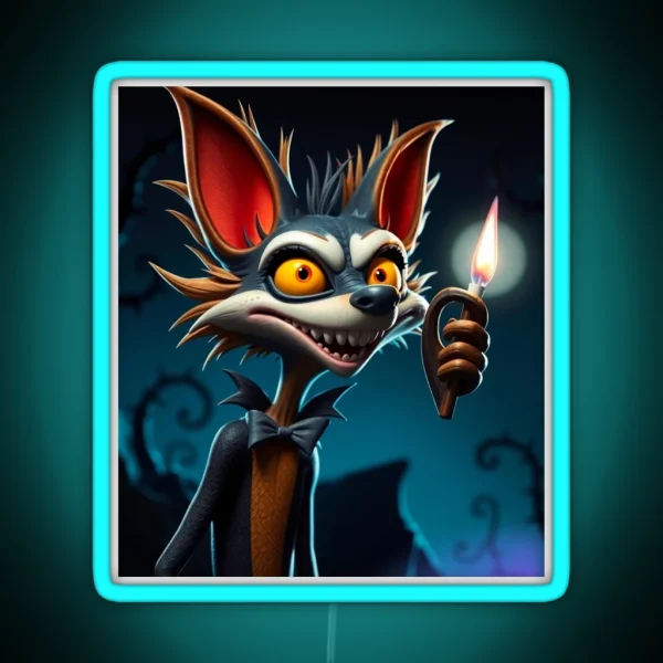 Crash Bandicoot Dark Side RGB Neon Sign