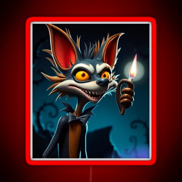 Crash Bandicoot Dark Side RGB Neon Sign