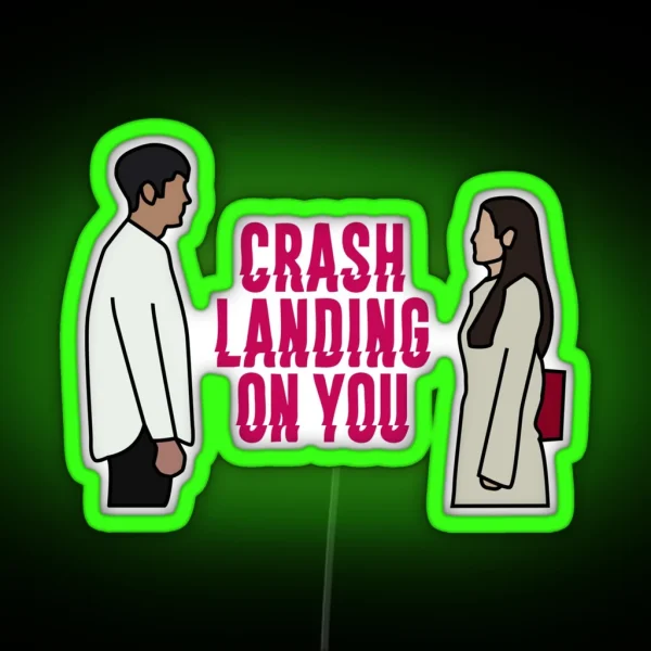 Crash Landing On You At The Lake Scene RGB Neon Sign