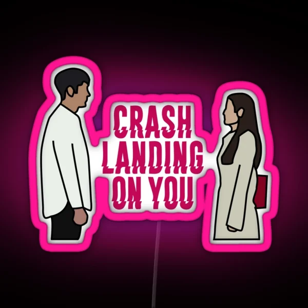 Crash Landing On You At The Lake Scene RGB Neon Sign