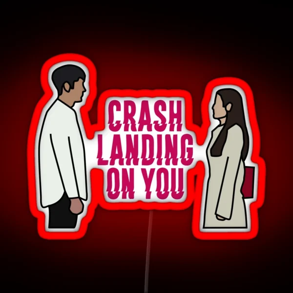 Crash Landing On You At The Lake Scene RGB Neon Sign