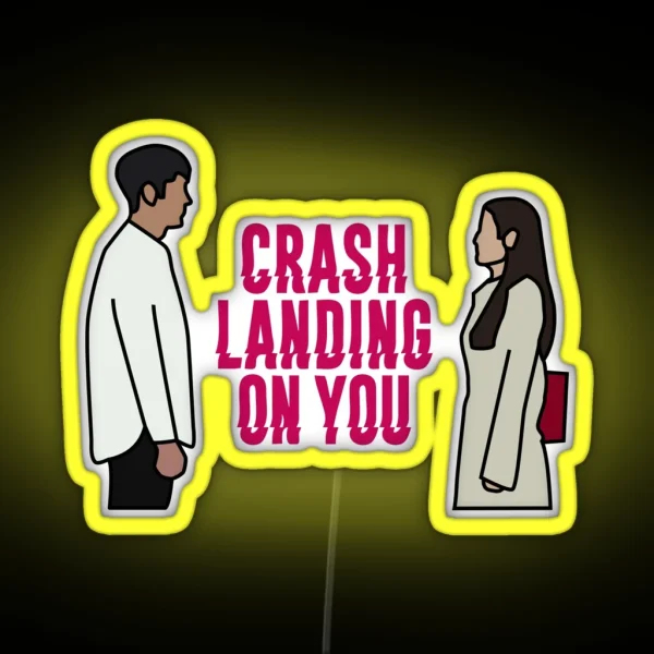 Crash Landing On You At The Lake Scene RGB Neon Sign