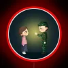 Crash Landing On You Candle Scene Kdrama RGB Neon Sign - Image 2