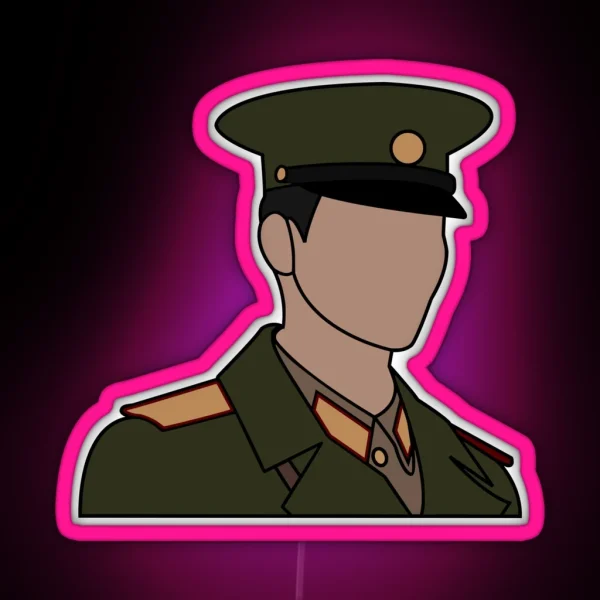 Crash Landing On You Captain Ri Hyun Bin RGB Neon Sign
