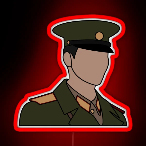 Crash Landing On You Captain Ri Hyun Bin RGB Neon Sign