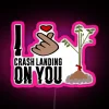 Crash Landing On You I Love Crash Landing On You Finger Heart RGB Neon Sign