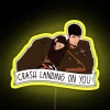 Crash Landing On You Illustration RGB Neon Sign - Image 5