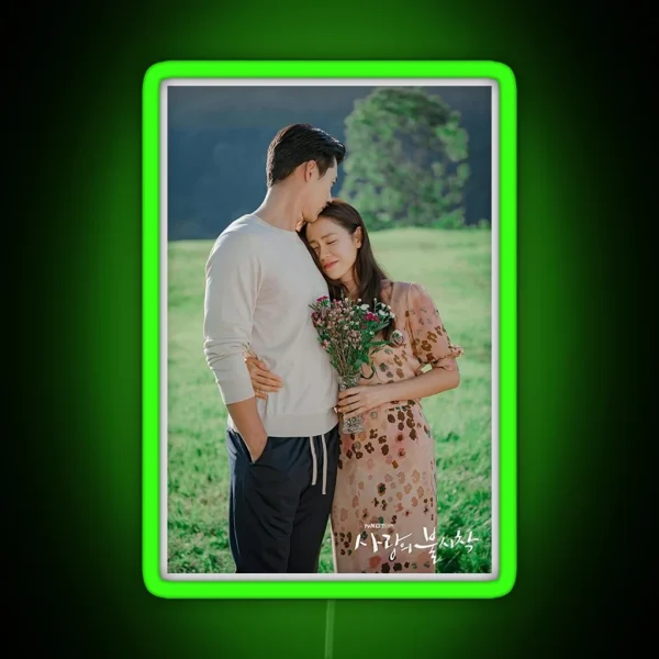 Crash Landing On You Kdrama Hyun Bin Son Ye Jin RGB Neon Sign