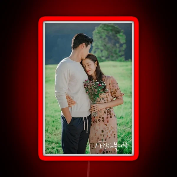 Crash Landing On You Kdrama Hyun Bin Son Ye Jin RGB Neon Sign