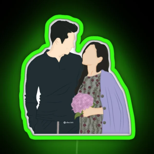 Crash Landing On You Kdrama RGB Neon Sign