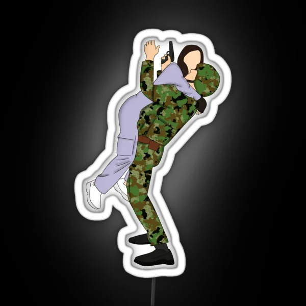 Crash Landing On You Kdrama RGB Neon Sign