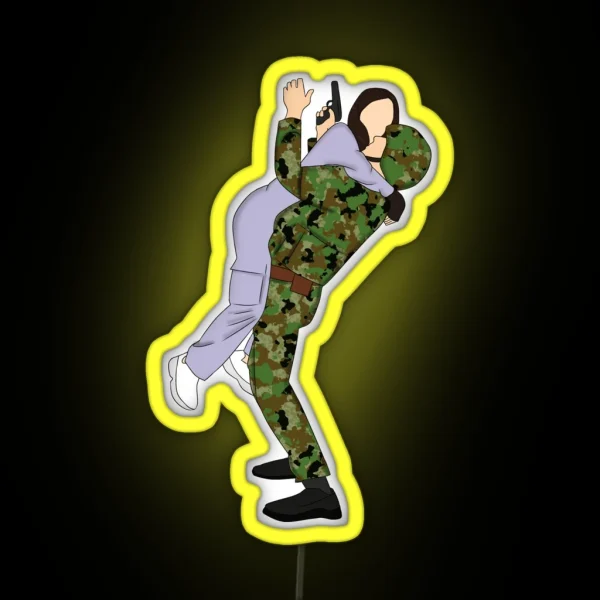 Crash Landing On You Kdrama RGB Neon Sign