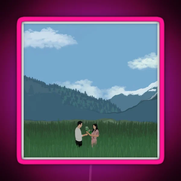 Crash Landing On You Korean Drama RGB Neon Sign