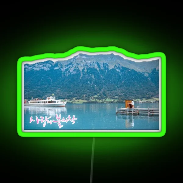 Crash Landing On You RGB Neon Sign