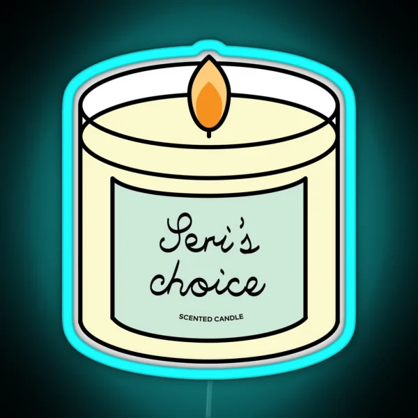 CRASH LANDING ON YOU Seri S Choice Scented Candle Led RGB Neon Sign