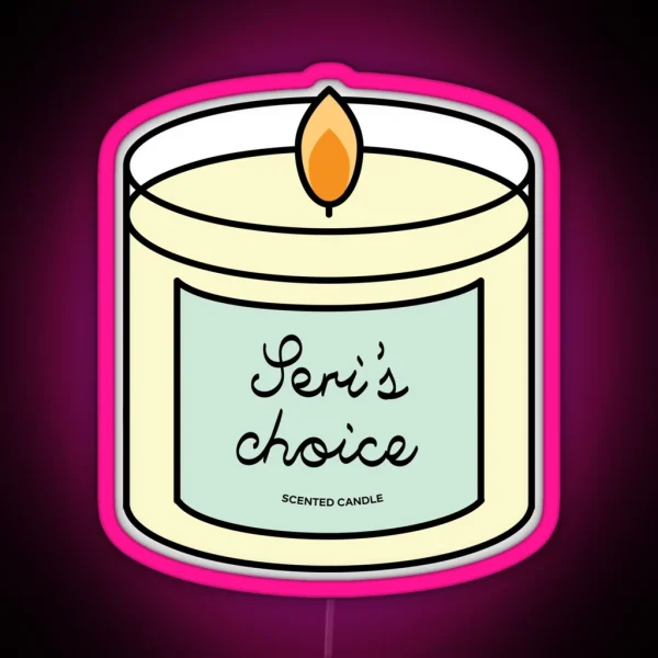 CRASH LANDING ON YOU Seri S Choice Scented Candle Led RGB Neon Sign