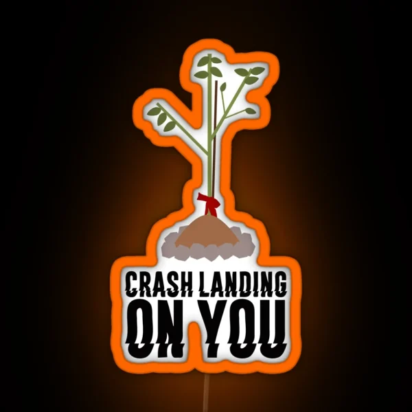 Crash Landing On You Tomato Plant RGB Neon Sign