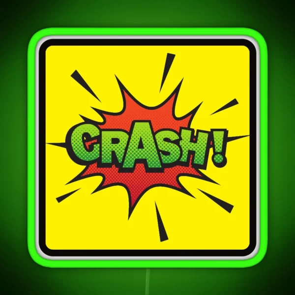 Crash RGB Neon Sign