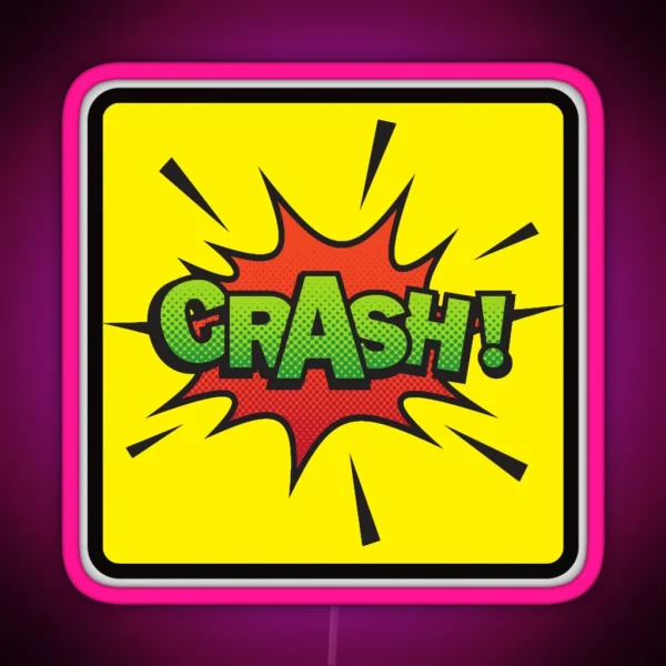Crash RGB Neon Sign
